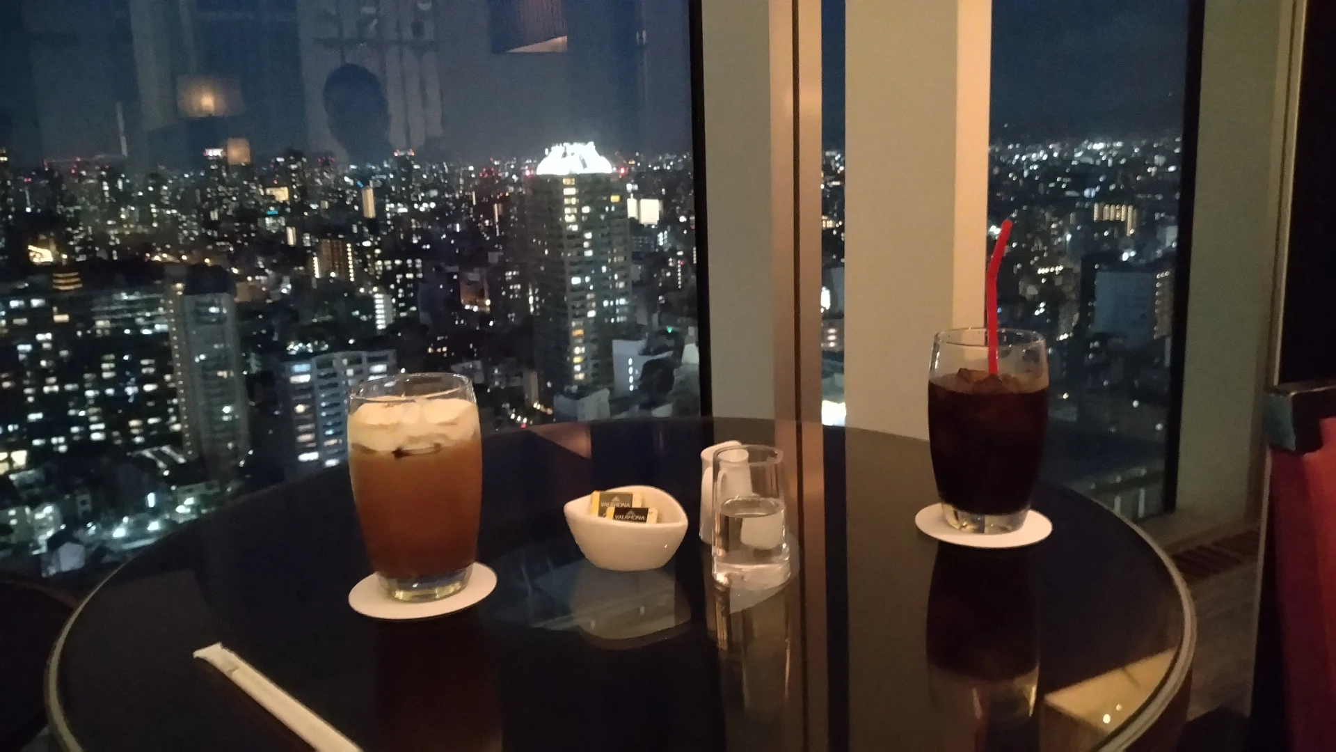 コーヒーと夜景