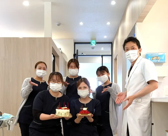 歯科医院のスタッフの誕生日のお祝い
