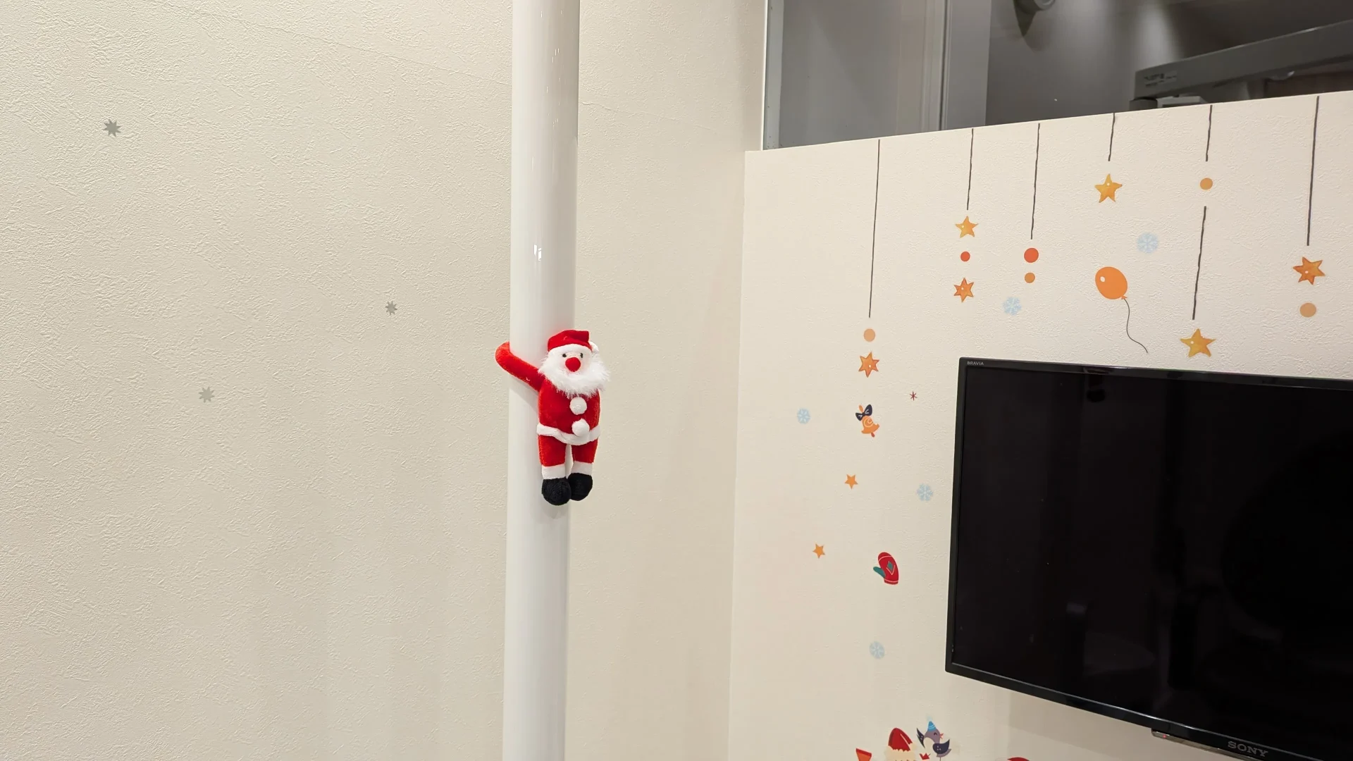 歯科医院のクリスマスの飾り